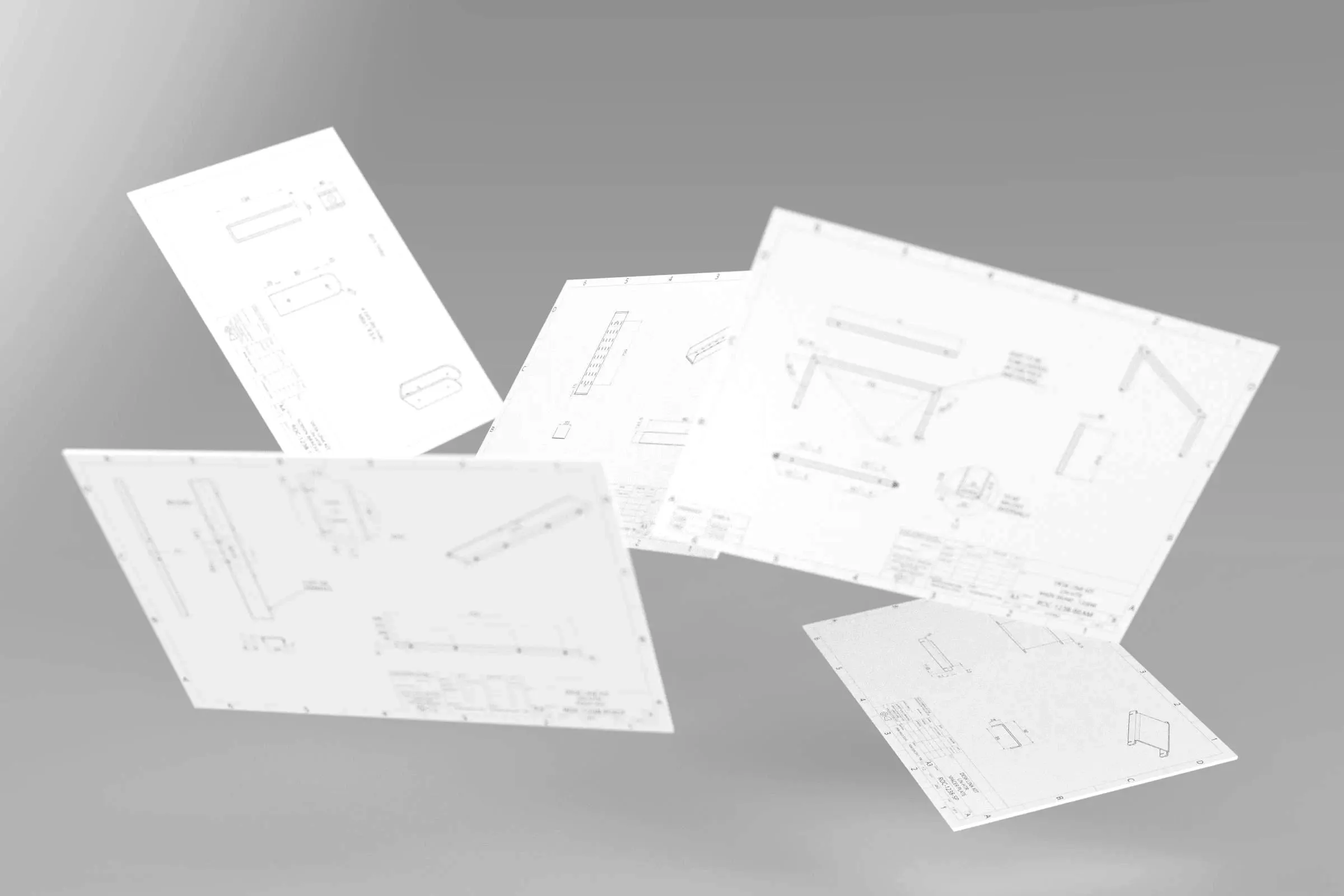 Technical drawings ready for manufacture